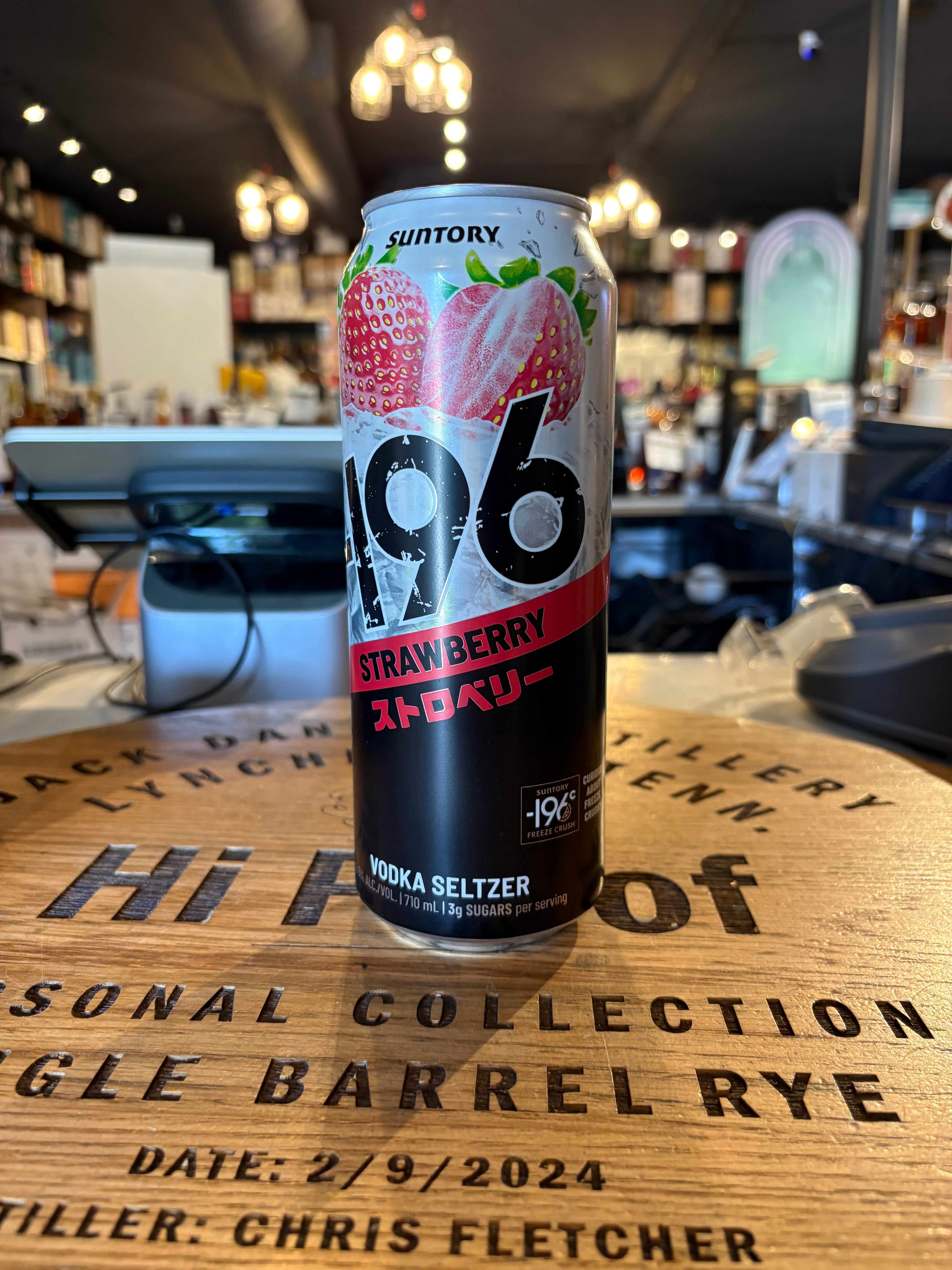 Suntory 196 Strawberry Vodka Seltzer 710ml