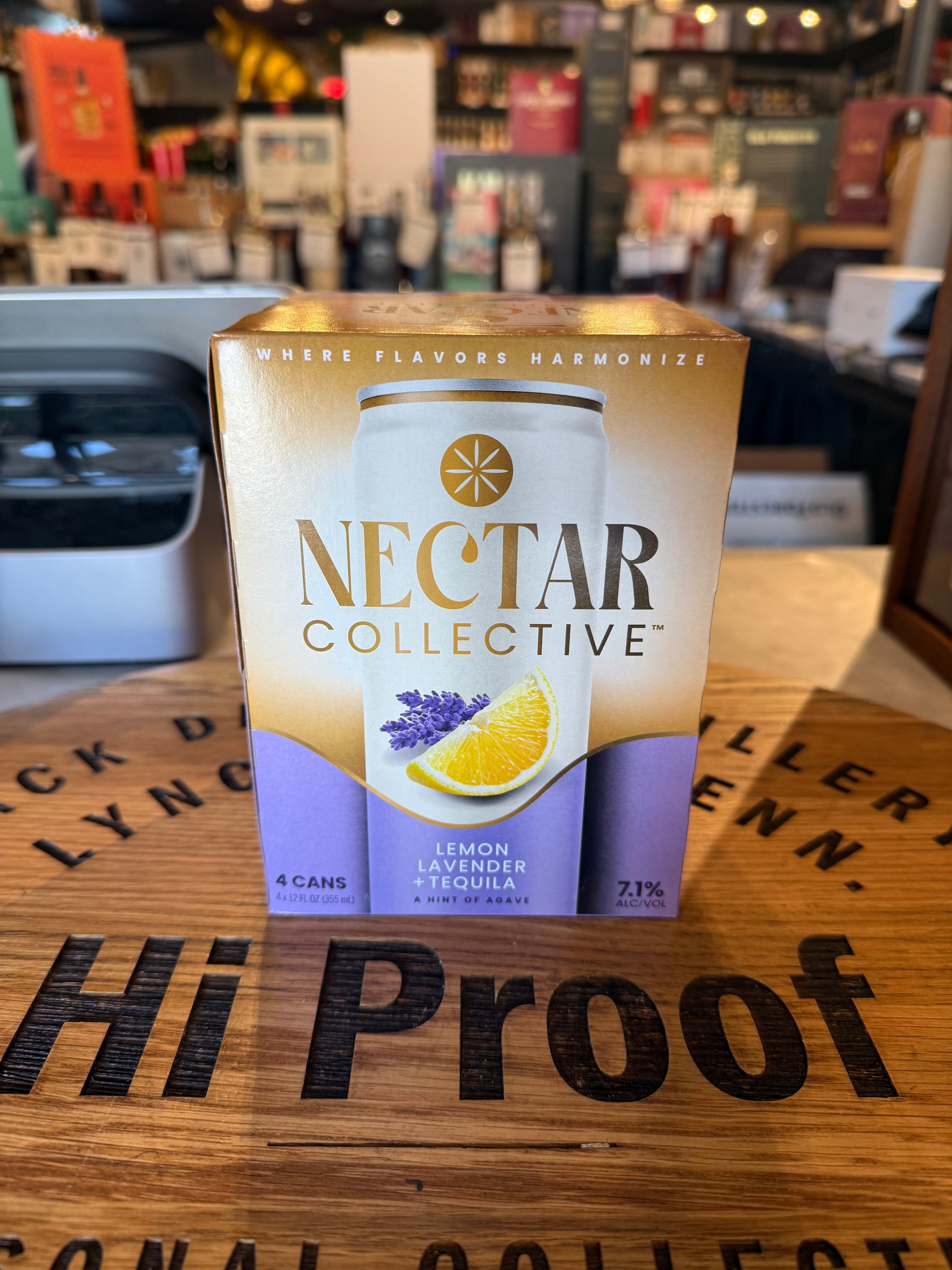 Nectar Collective Lemon Lavender Tequila 4pk/12 Fl Oz Cans