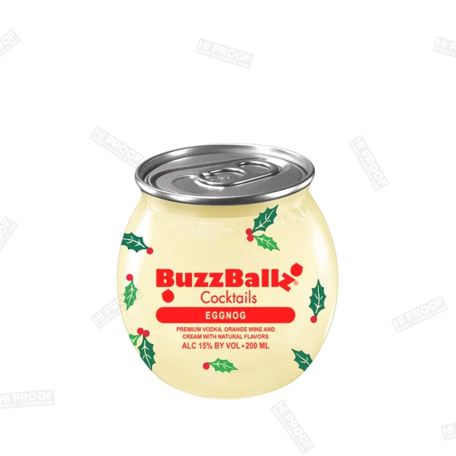 Buzzballz Cocktails Eggnog 200ml - Hi Proof - Buzzballz