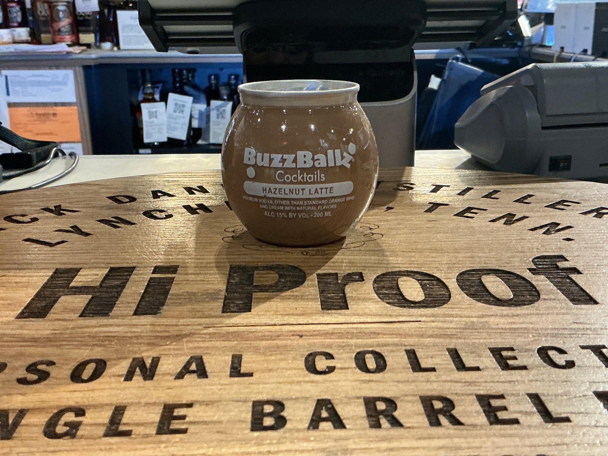 Buzzballz Hazelnut Latte 200ml - Hi Proof - Buzzballz