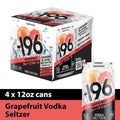 Suntory - 196 Vodka Cocktail Seltzer Grapefruit 4/Pk 355ml - Hi Proof - Suntory