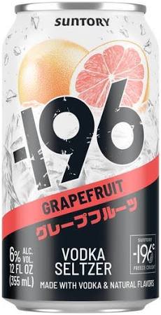 Suntory - 196 Vodka Cocktail Seltzer Grapefruit 4/Pk 355ml - Hi Proof - Suntory